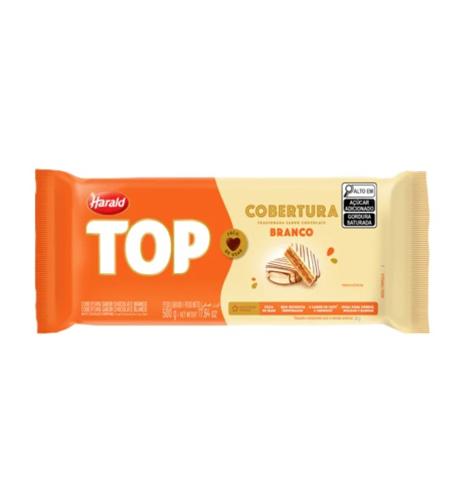 COBERTURA FRACIONADA BRANCA TOP 500G