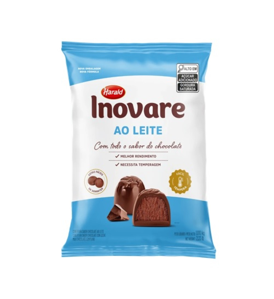 COBERTURA EM GOTAS AO LEITE INOVARE 1KG