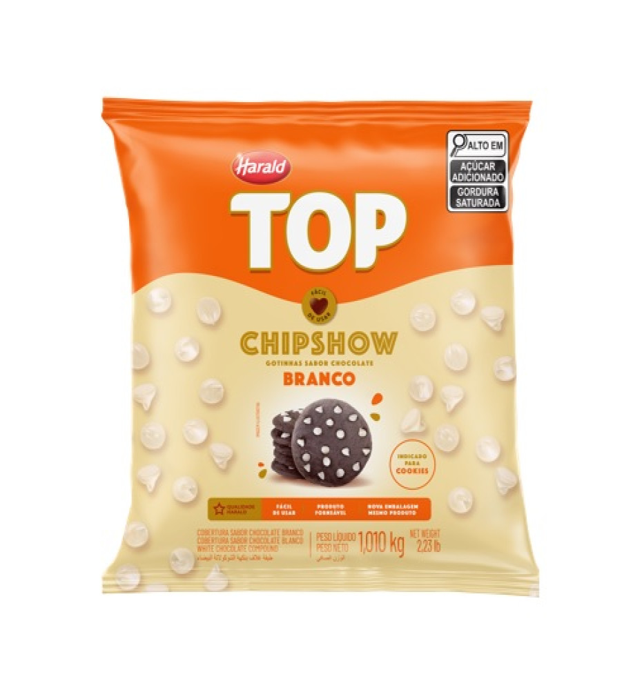 GOTAS CHIPSHOW BRANCO TOP 1KG
