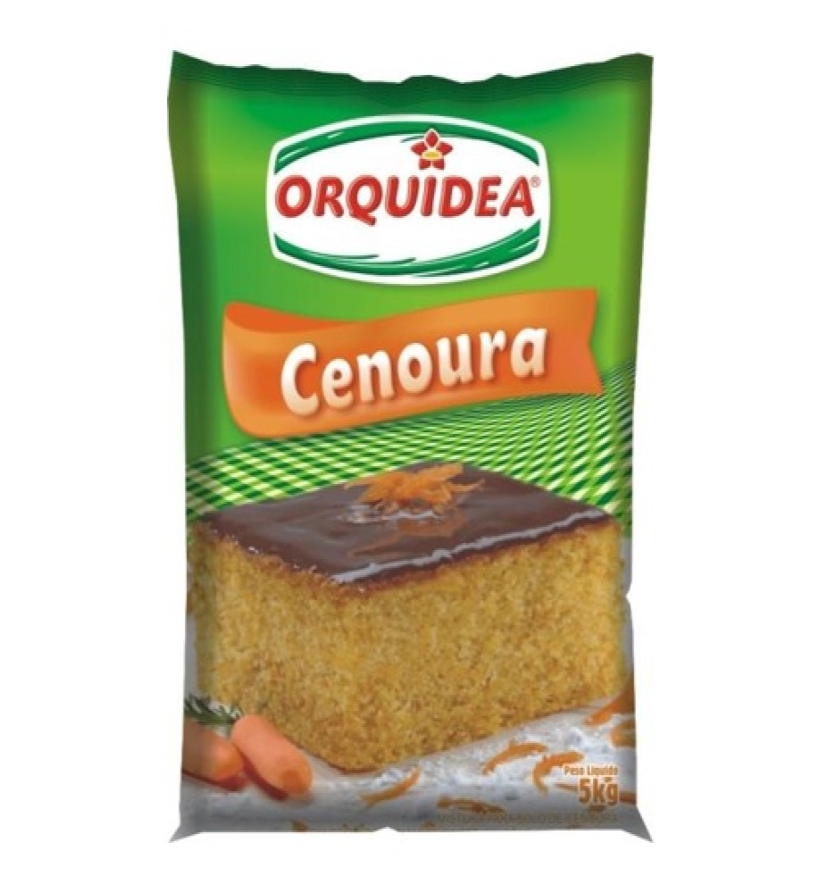 MISTURA BOLO DE CENOURA ORQUÍDEA 5KG