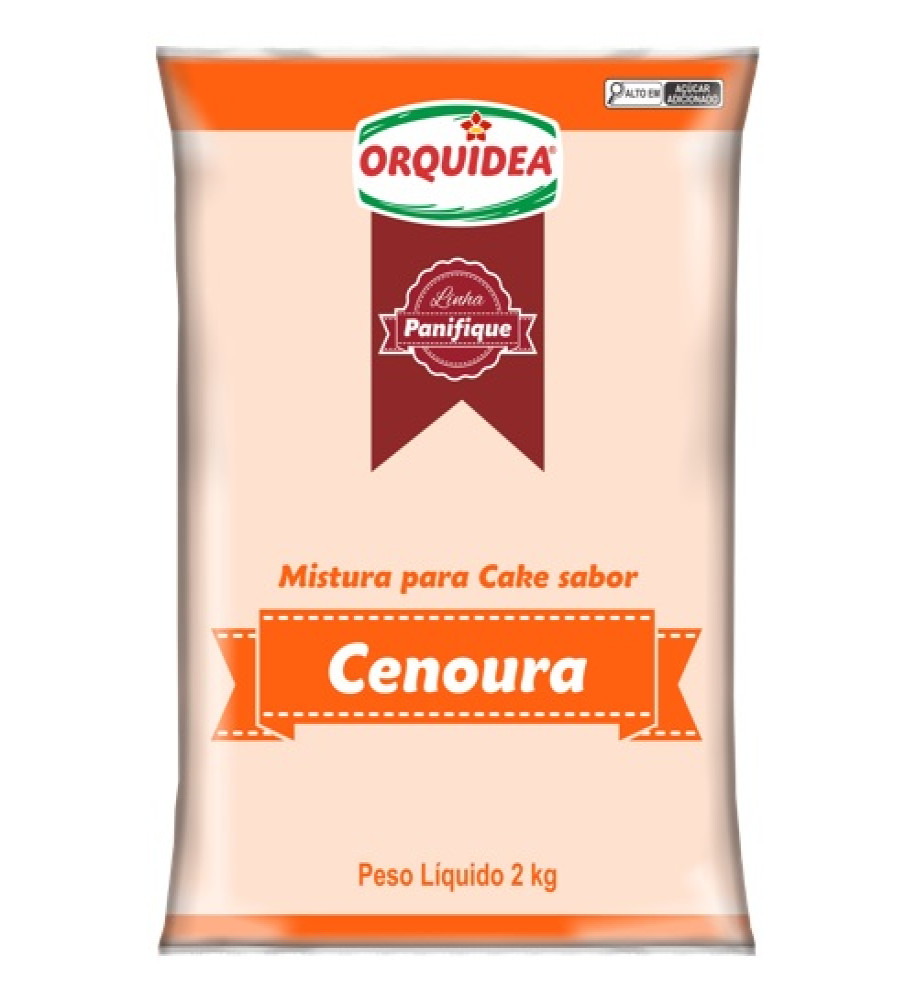 MISTURA CAKE DE CENOURA ORQUÍDEA 2KG