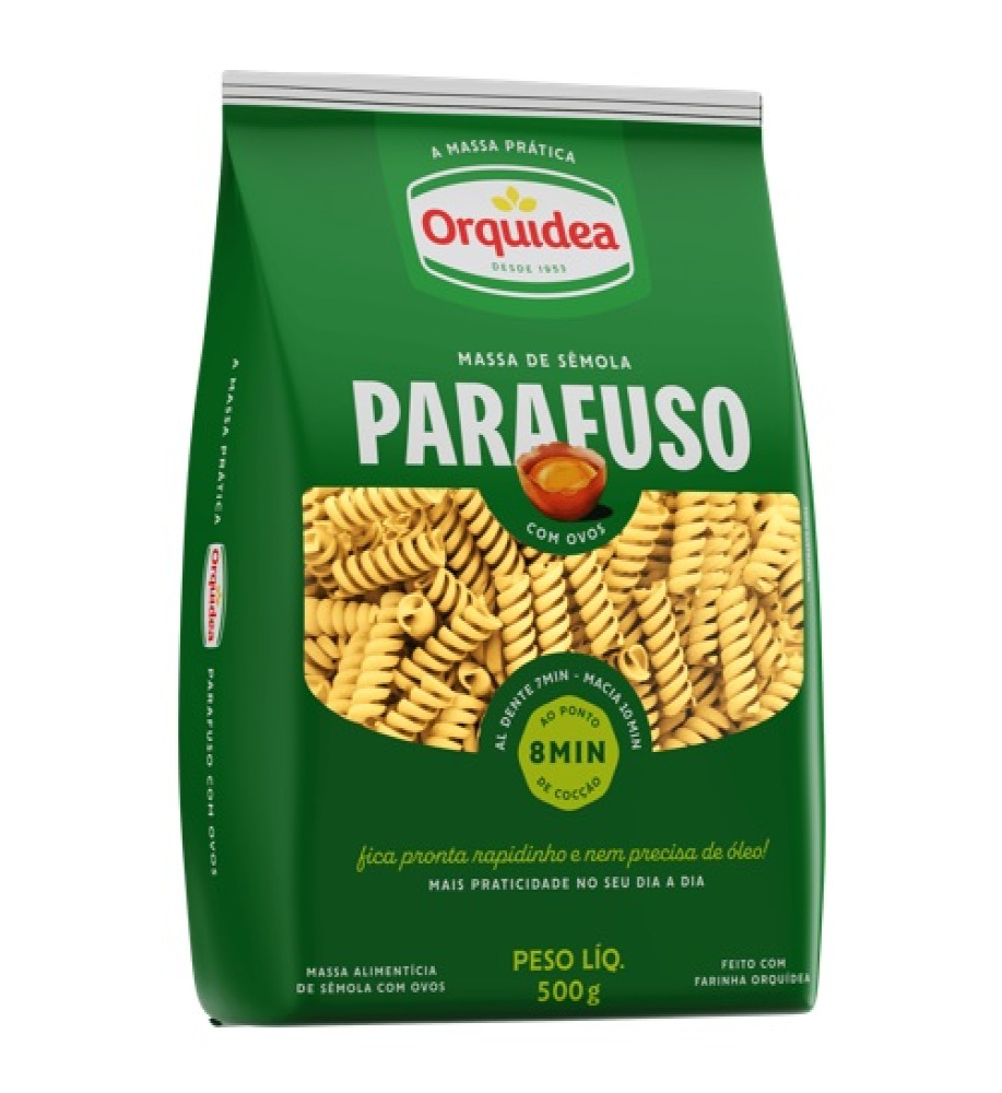 MACARRÃO PARAFUSO ORQUÍDEA 500G