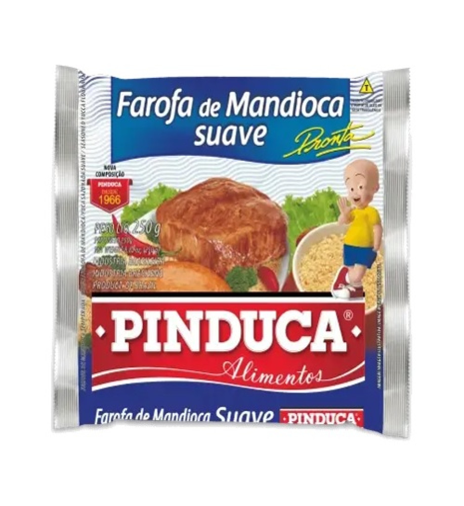 FAROFA DE MANDIOCA SUAVE PINDUCA 250G