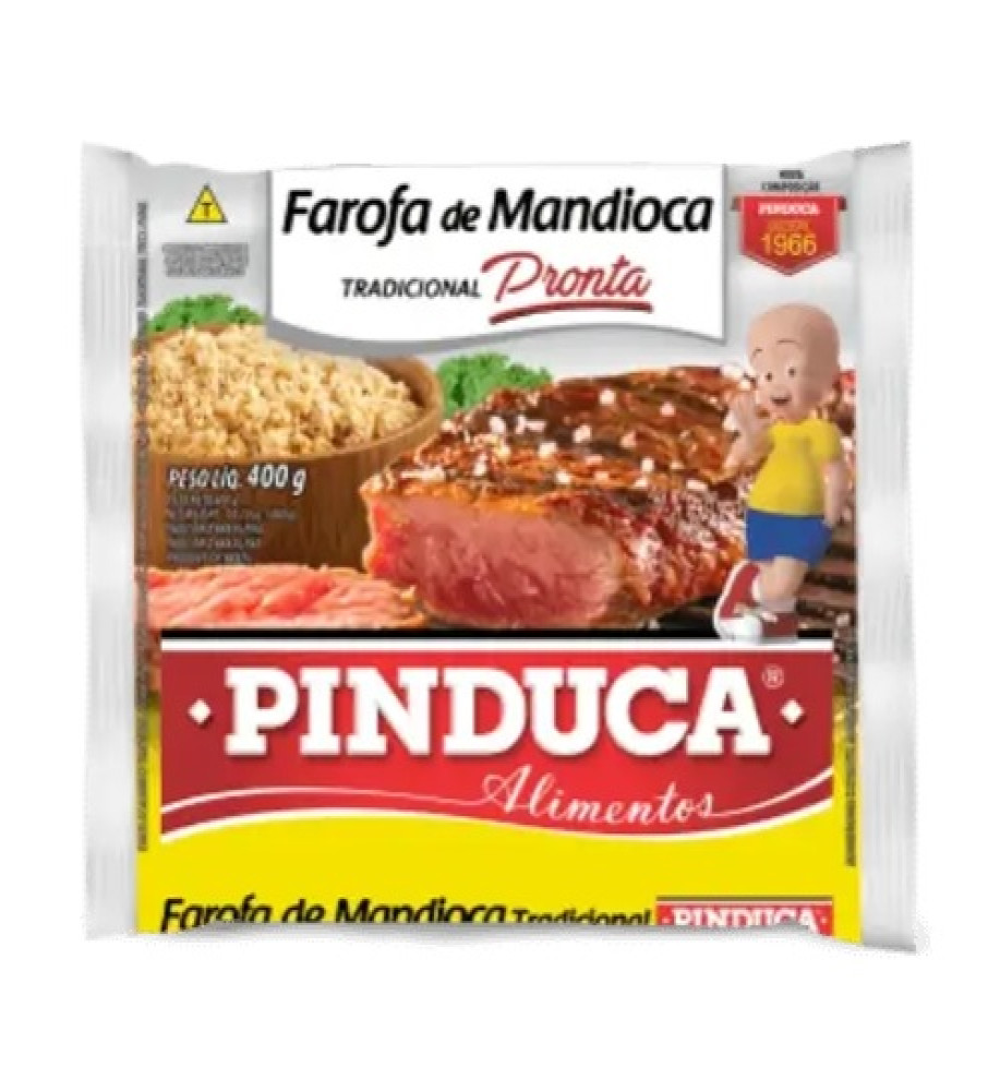 FAROFA DE MANDIOCA TRADICIONAL PINDUCA 400G