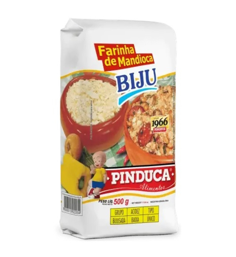 FARINHA DE MANDIOCA BIJU PINDUCA 500G