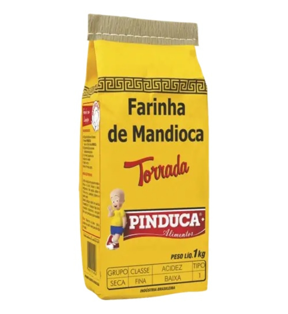 FARINHA DE MANDIOCA TORRADA PINDUCA 1KG