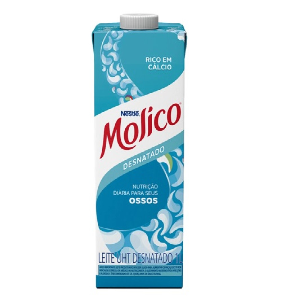 LEITE UHT DESNATADO MOLICO 1L