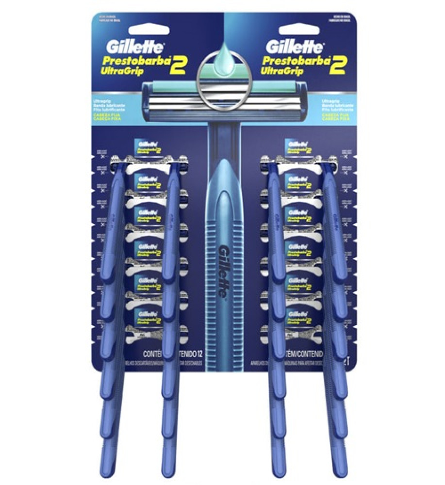 GILETTE ULTRAGRIP 2 LÂMINAS C/24