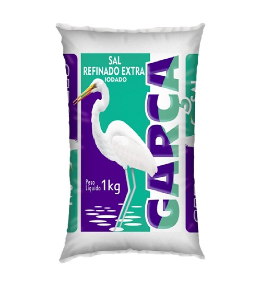 SAL REFINADO GARÇA 1KG