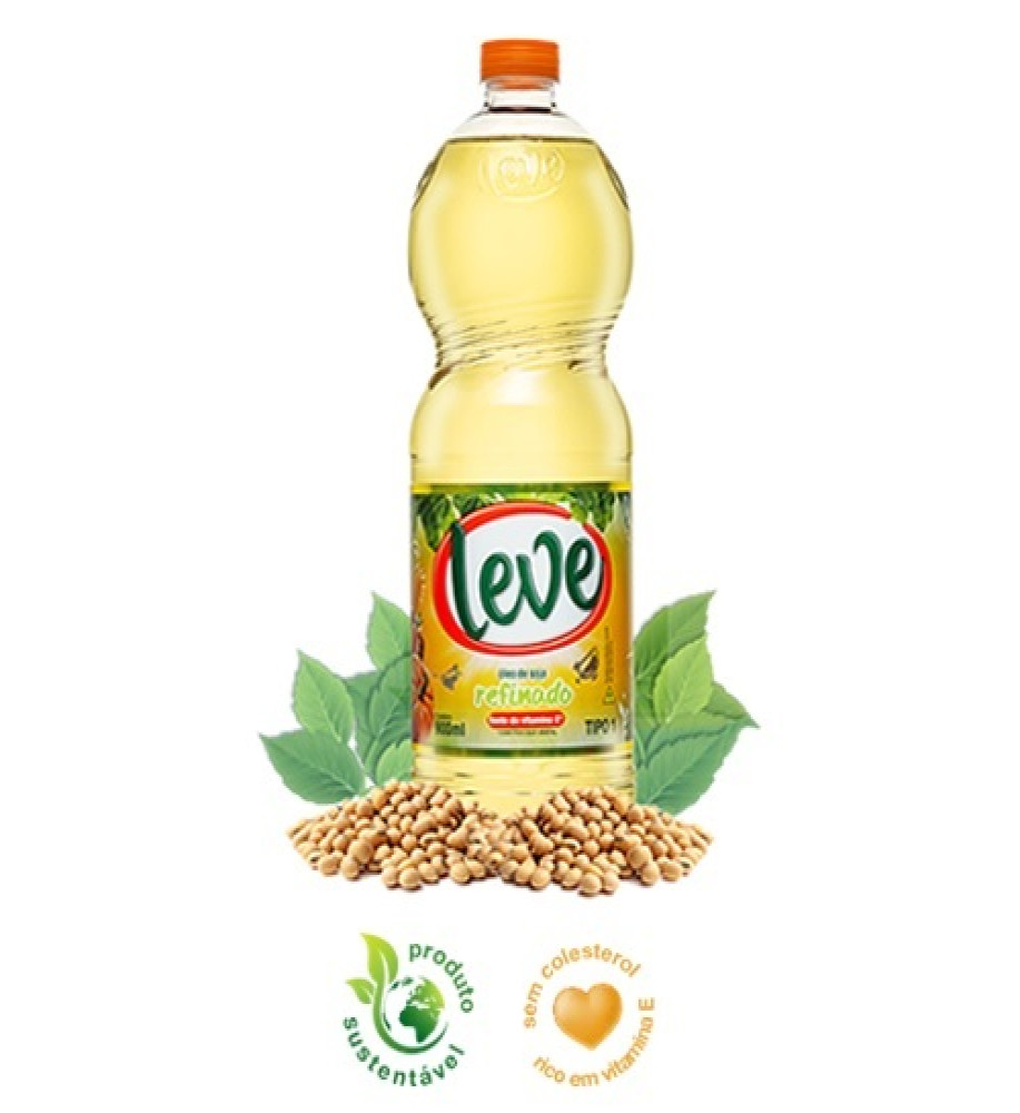 ÓLEO DE SOJA LEVE 900ML
