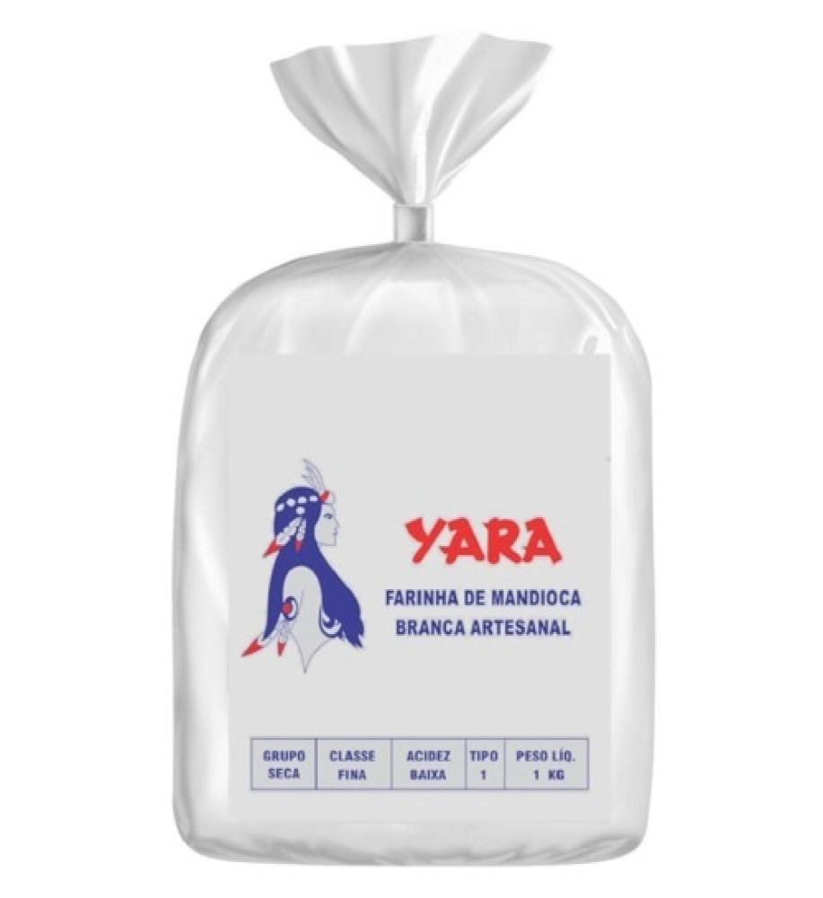 FARINHA DE MANDIOCA YARA BRANCA 1KG