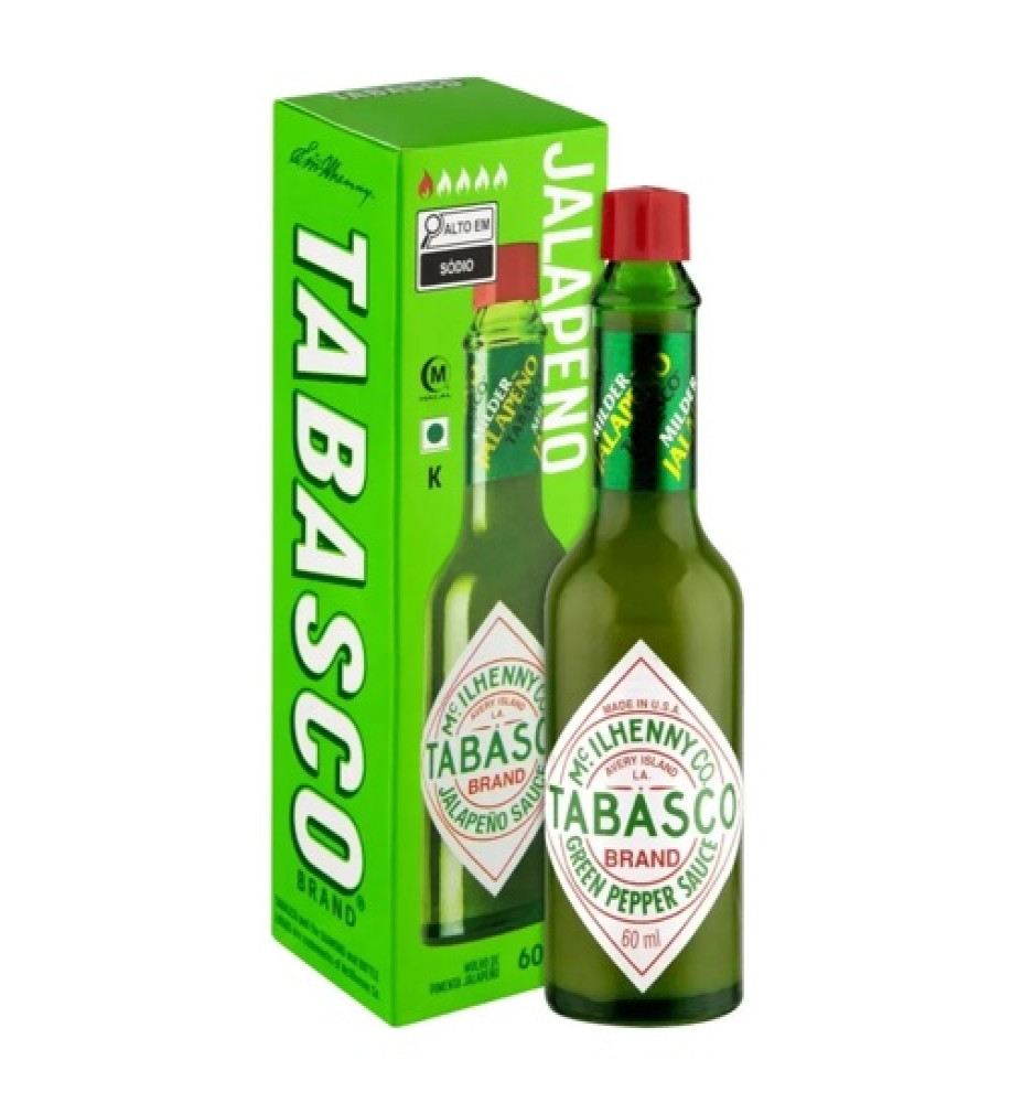 MOLHO DE PIMENTA TABASCO JALAPEÑO 60ML