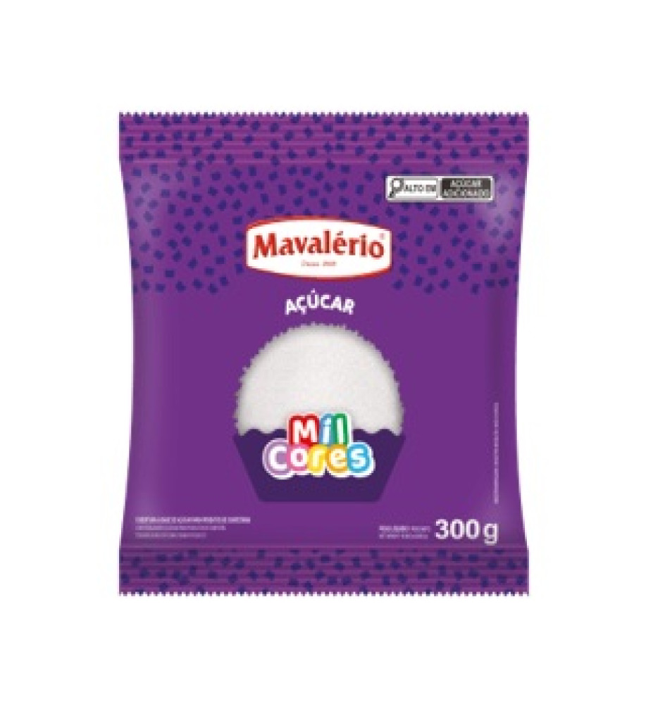 AÇÚCAR BRANCO MAVALÉRIO 300G