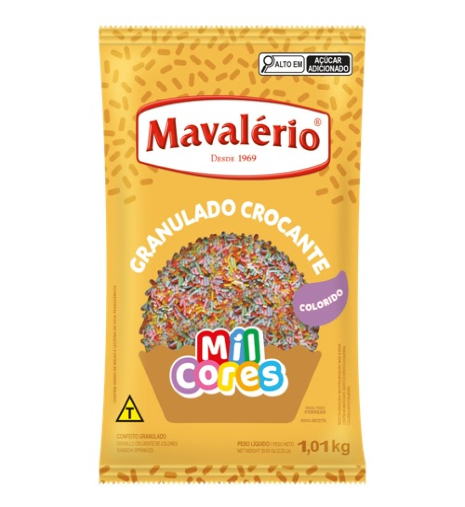 GRANULADO COLORIDO MAVALÉRIO 1KG
