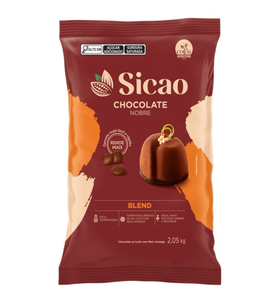CHOCOLATE EM GOTAS BLEND NOBRE SICAO 2KG