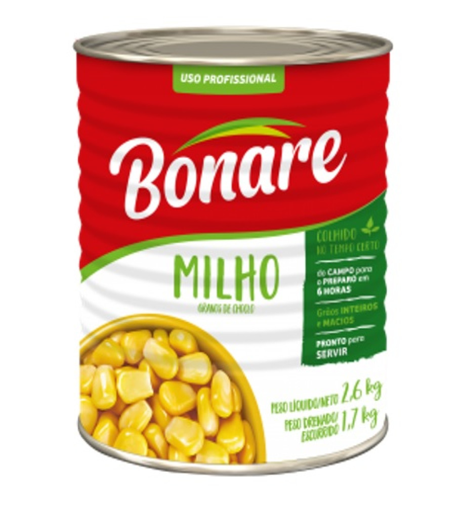 MILHO VERDE BONARE LATA 1,7KG