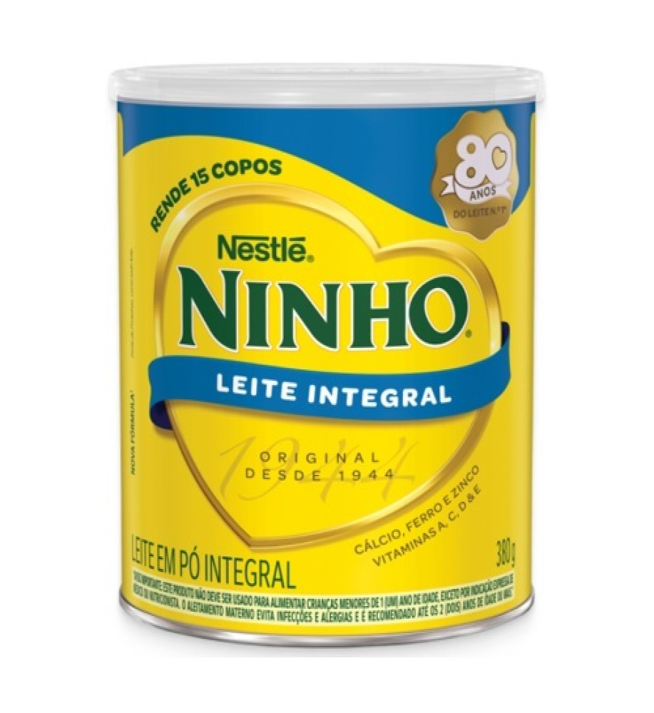 LEITE EM PÓ NINHO INTEGRAL 380G