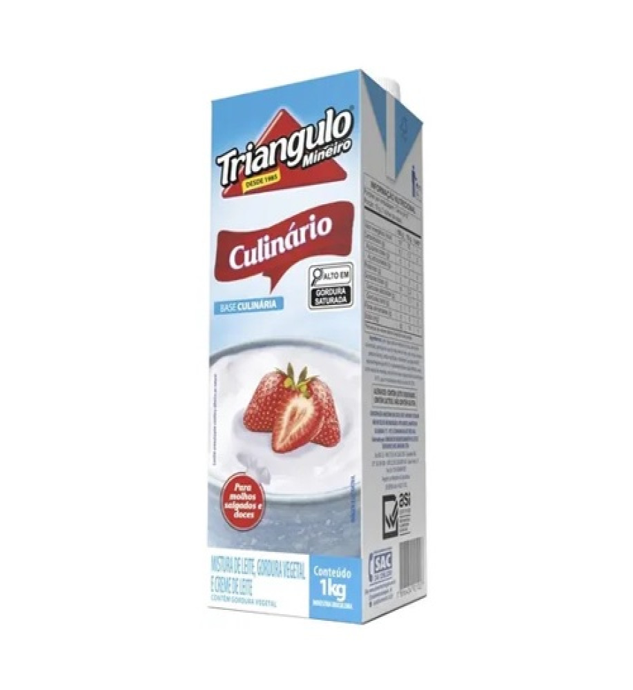 CREME CULINÁRIO TRIÂNGULO 1L