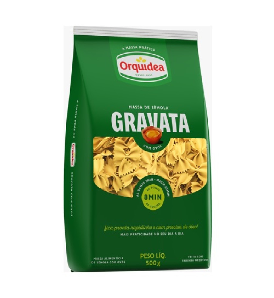 MACARRÃO GRAVATA ORQUÍDEA 500G