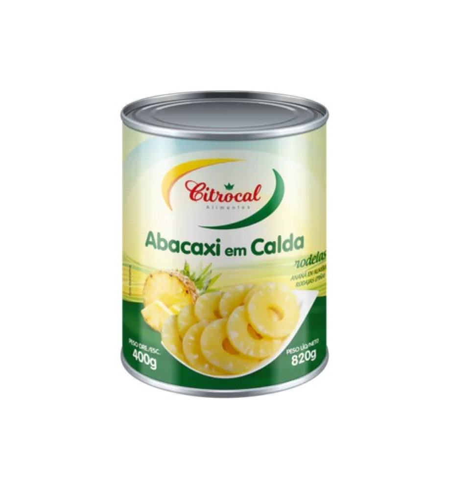 ABACAXÍ EM RODELAS CITROCAL 400G
