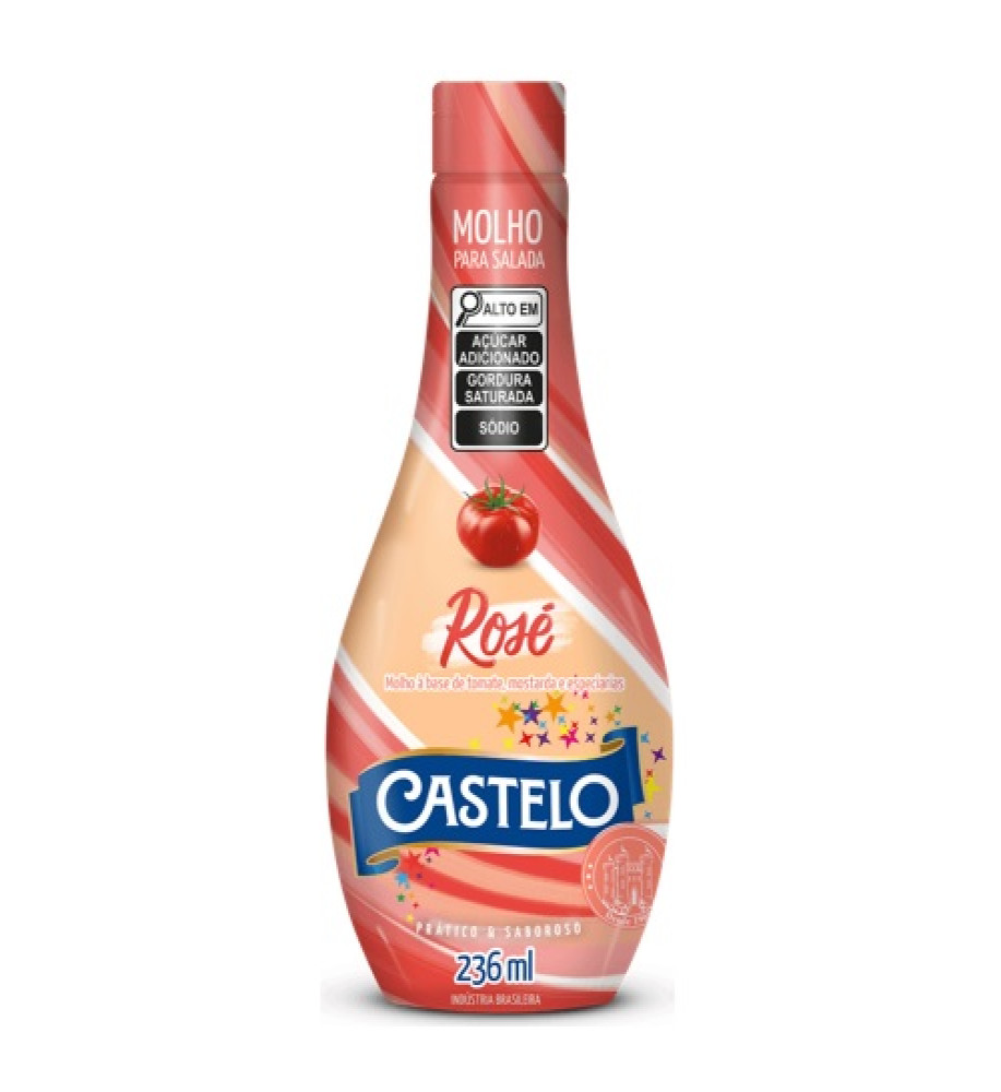 MOLHO DE SALADA ROSE CASTELO 236ML