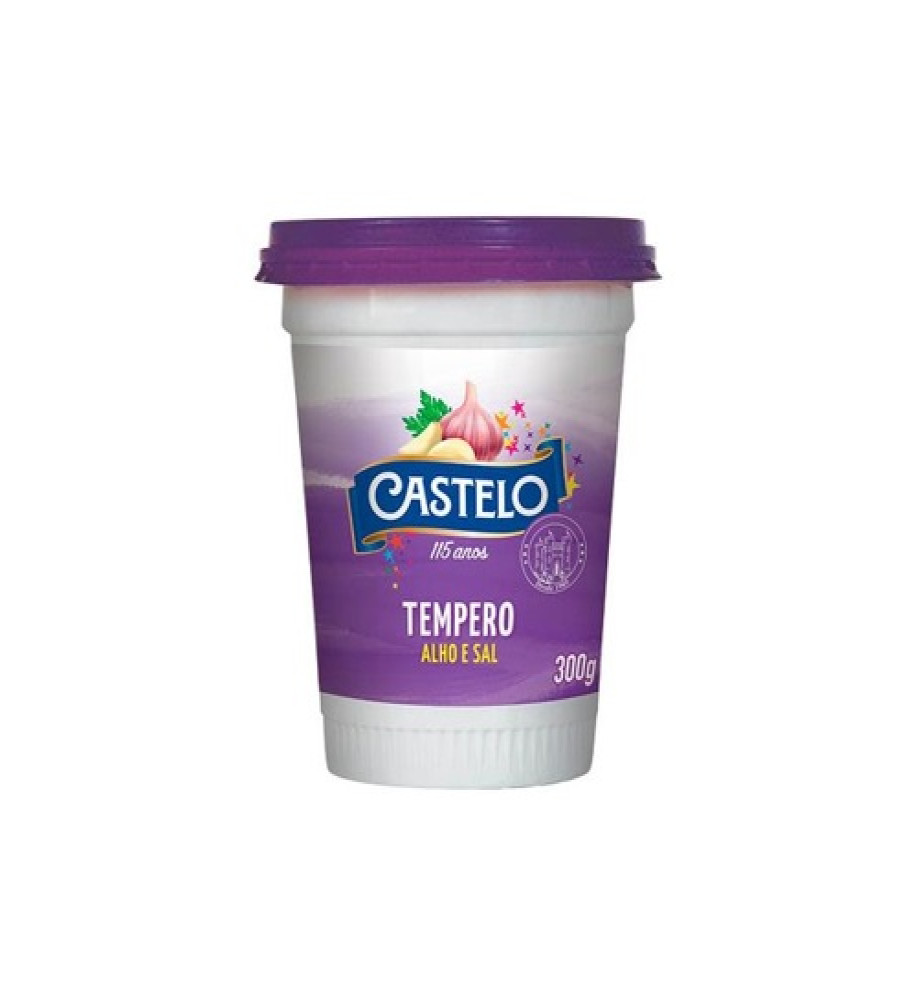 TEMPERO ALHO E SAL CASTELO 300G