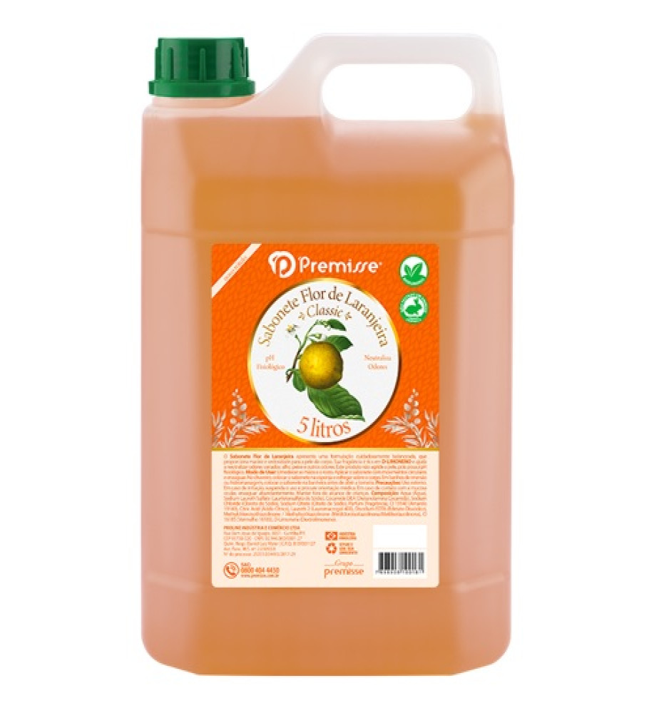 SABONETE LÍQUIDO PREMISSE FLOR DE LARANJEIRA 5L
