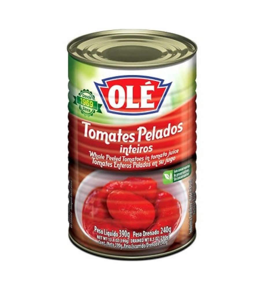 TOMATE PELADO INTEIRO OLÉ 240G